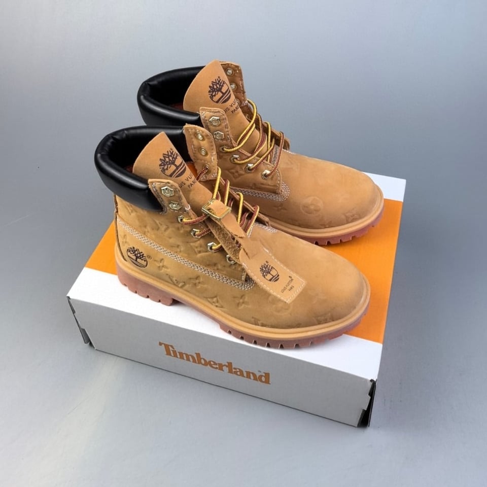 Louis Vuitton Lv X Timberland Boots Beige 1Ad72R view 3