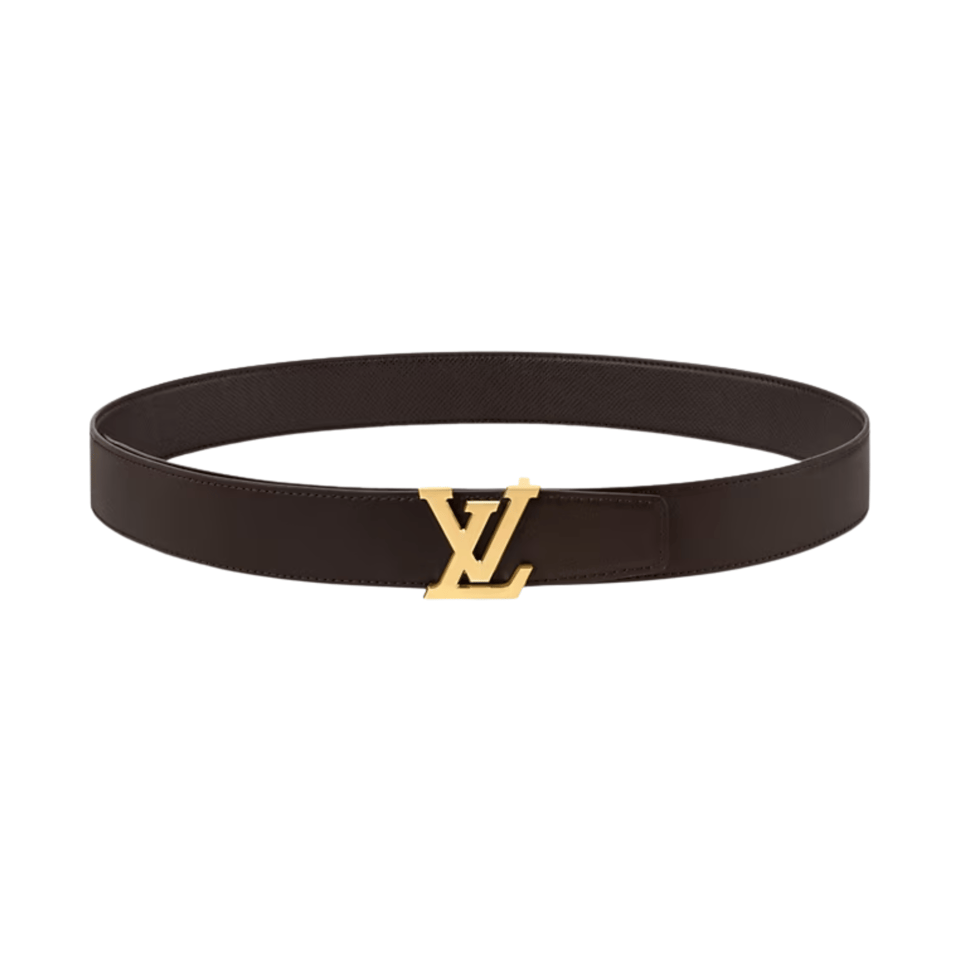 Louis Vuitton LV Brown Heritage 35mm Reversible Men Belt M4297U view 4