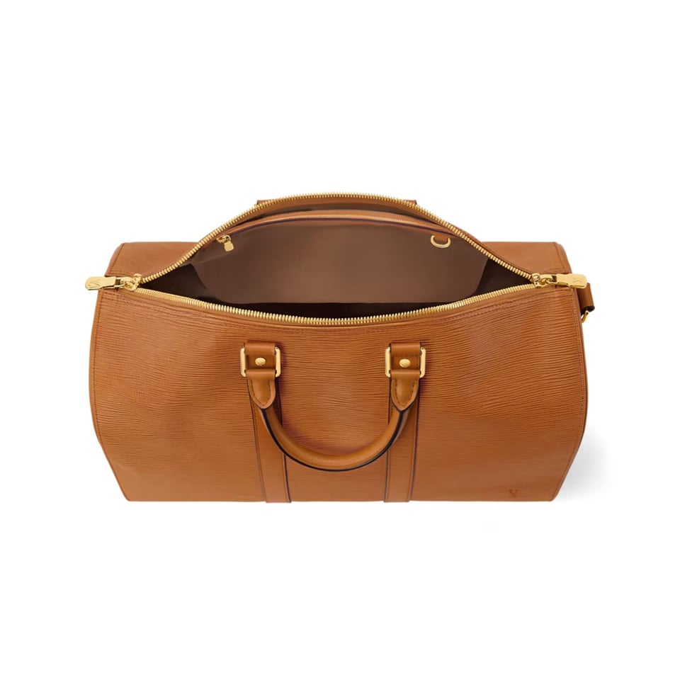 Louis Vuitton Keepall Bandoulière 45cm/17.7in Tan Epi Cowhide M3A054 view 4