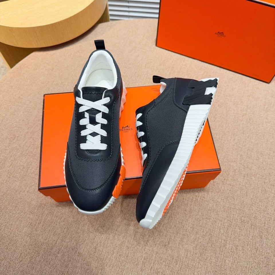 Hermes Bouncing Sneakers Noir Color Goatskin H261897ZH01390 view 10