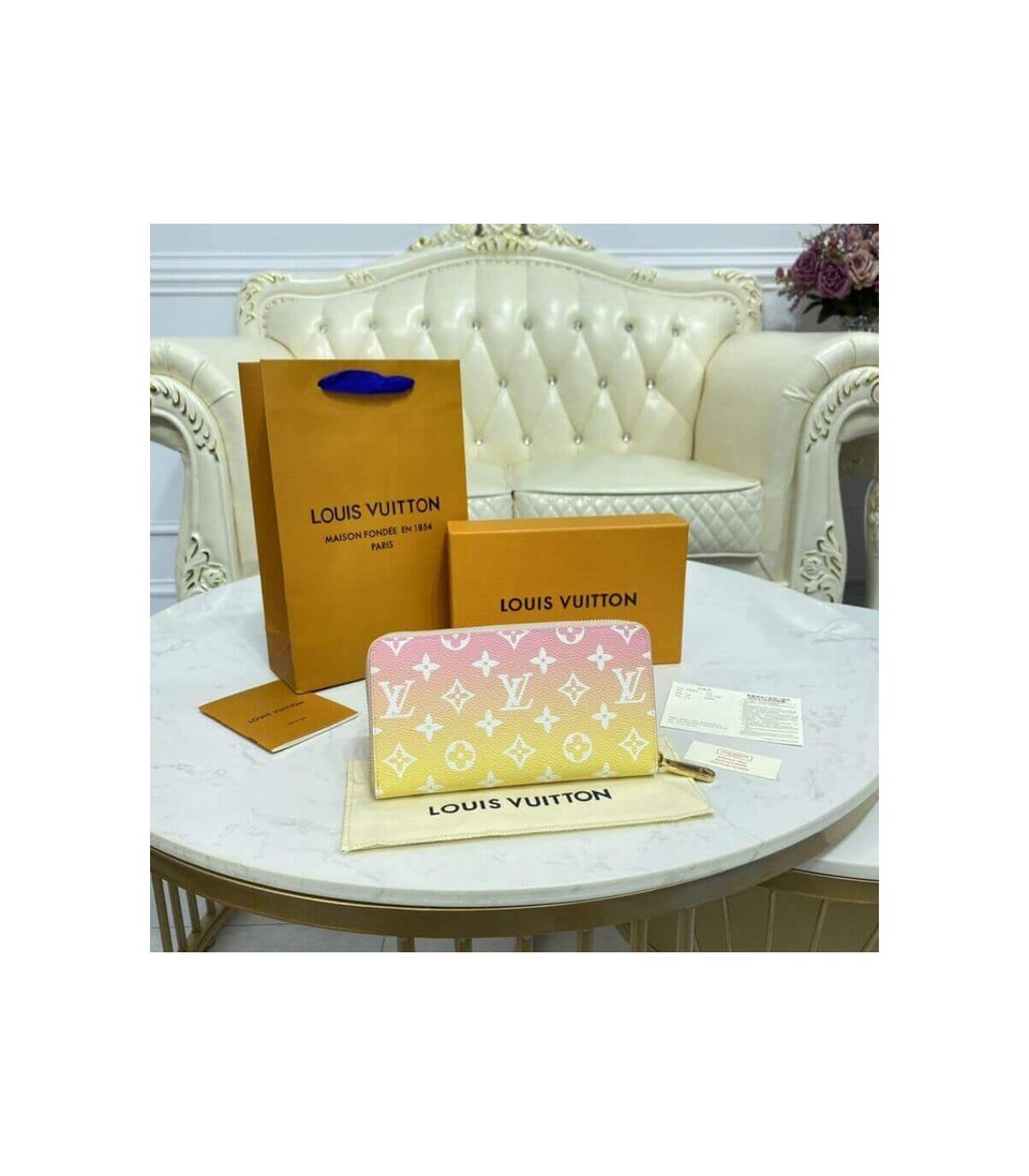 Louis Vuitton Zippy Wallet Pink 19.5cm view 4