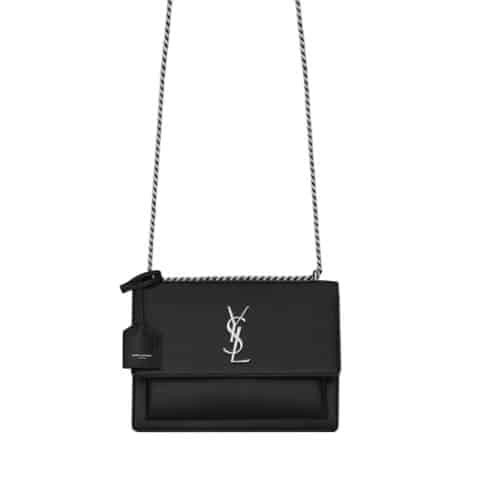 Saint Laurent Sunset Medium Chain Bag In Smooth Leather 22Cm view 2