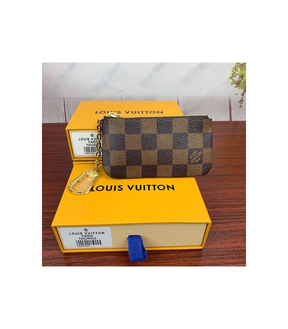 Louis Vuitton Damier Ebene Key Pouch view 3