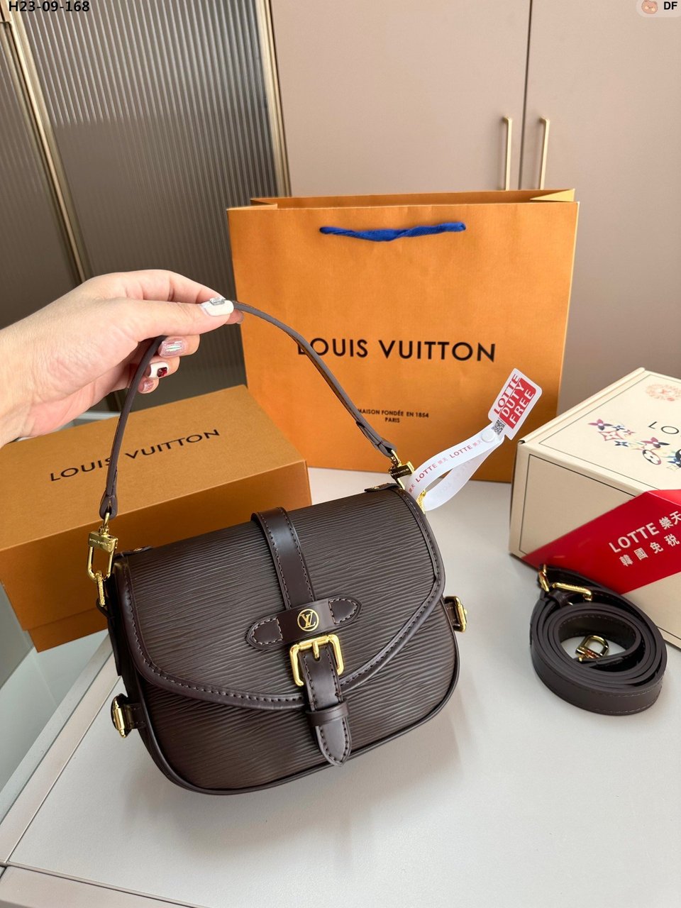 Louis Vuitton Saumur Bb Bag Dark Brown 20Cm view 3
