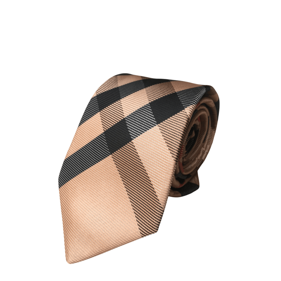 Burberry Nude Nova Check Silk Tie For Men view 2