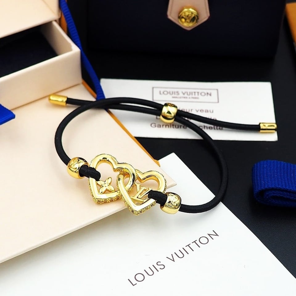 Louis Vuitton Louis My Love Bracelet Black view 4