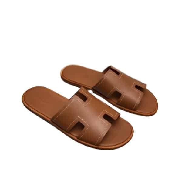 Hermes Izmir Sandal Brown H221826Zha3415 view 2