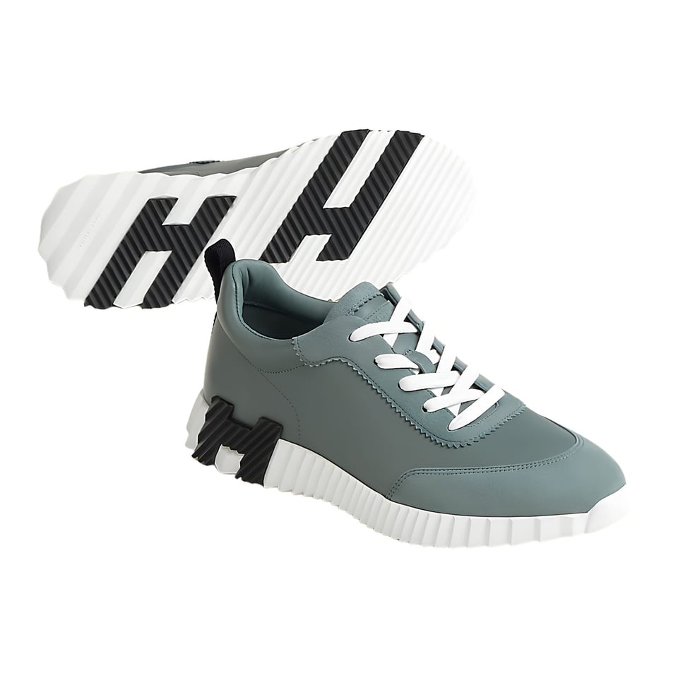 Hermes Bouncing Sneakers Bleu Tonnerre Color Goatskin H221898ZHB1400