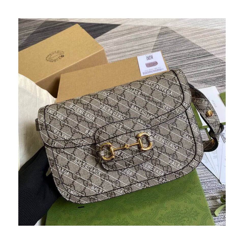 Gucci x Balenciaga Horsebit 1955 Shoulder Bag view 2