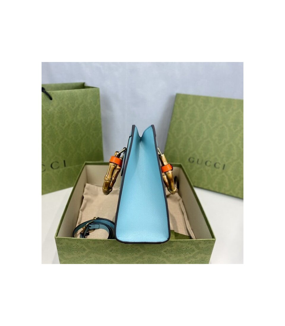 Gucci Diana Small Tote Bag Light Blue view 9