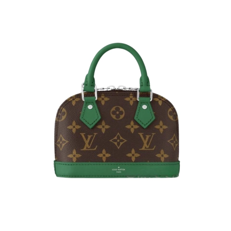 Louis Vuitton Mini Alma Monogram Canvas Mix With Green 18Cm M83204 view 2
