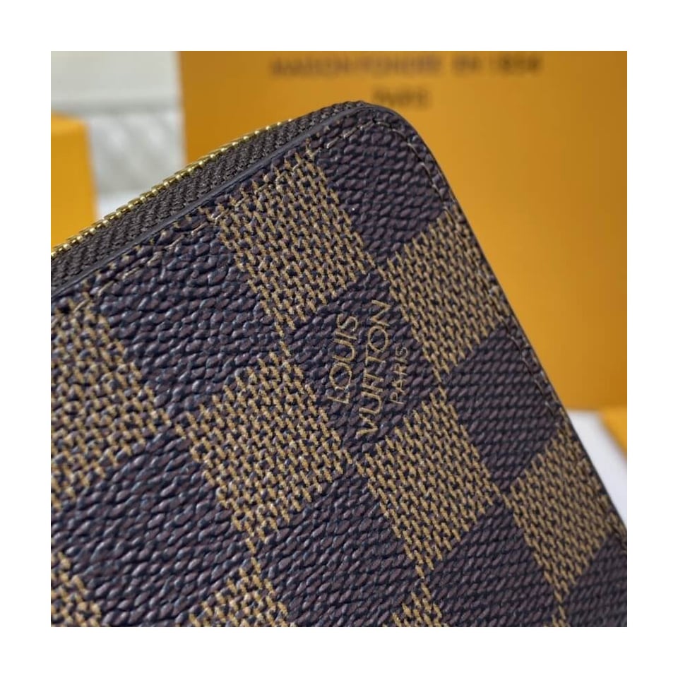 Louis Vuitton Damier Ebene Zippy Coin Purse Brown view 6