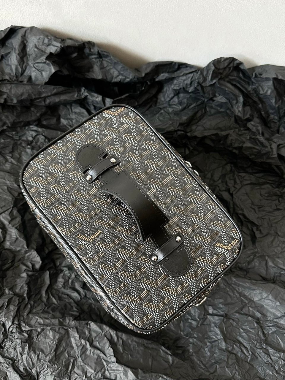 Goyard Goya Makeup Box Bag 20Cm Black Canvas view 6