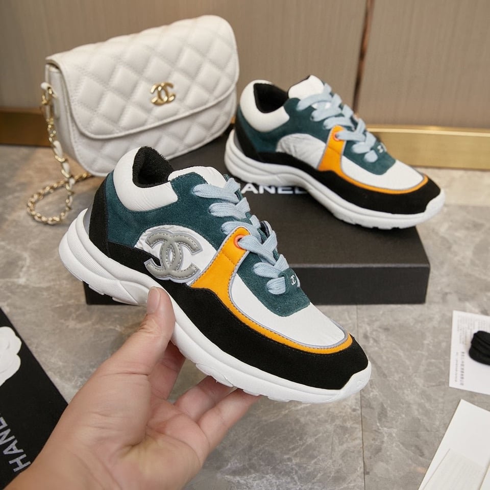 Chanel Wmns Sneaker White Navy G34360 Y53536 C0227 view 7