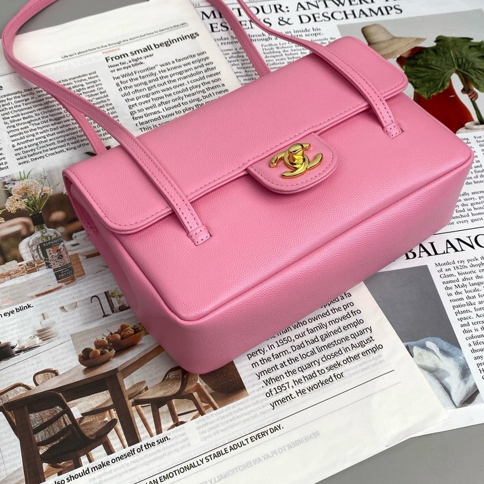 Chanel Clutch Pink Bag 17cm/6.7in view 4
