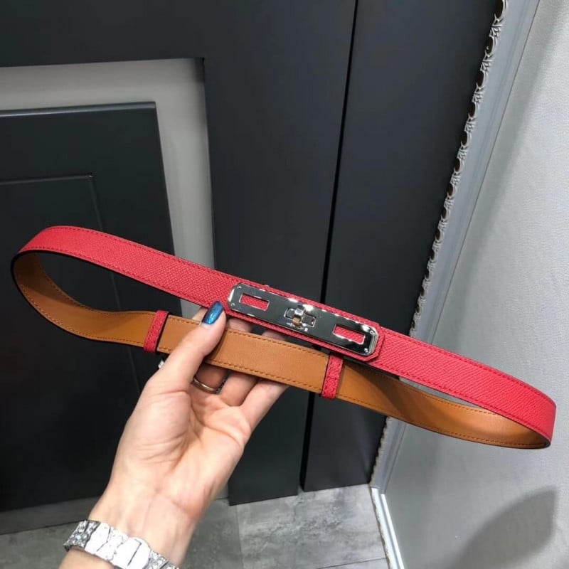 Hermes O’Kelly 24 Belt H07960 Burgundy view 7