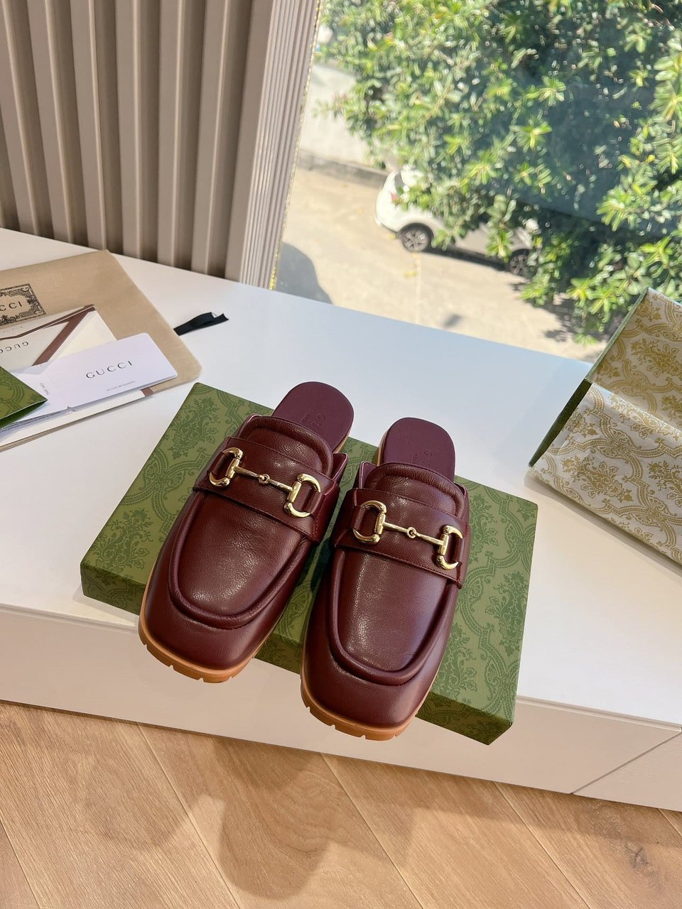 Gucci Women’s Mule With Horsebit Brown view 5