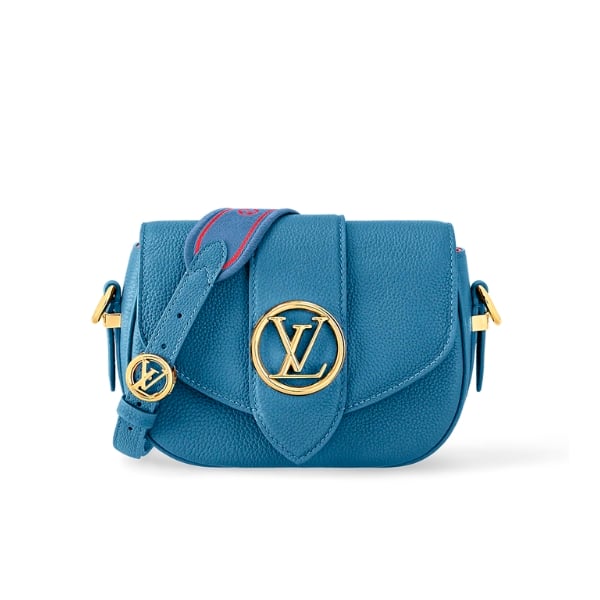 Louis Vuitton Pont 9 Soft Pm Blue 20Cm M58964 view 2