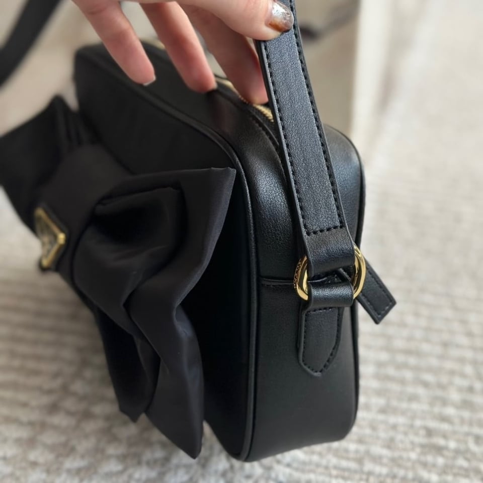 Prada Tessuto Fiocco Bow Crossbody Bag 24Cm view 5