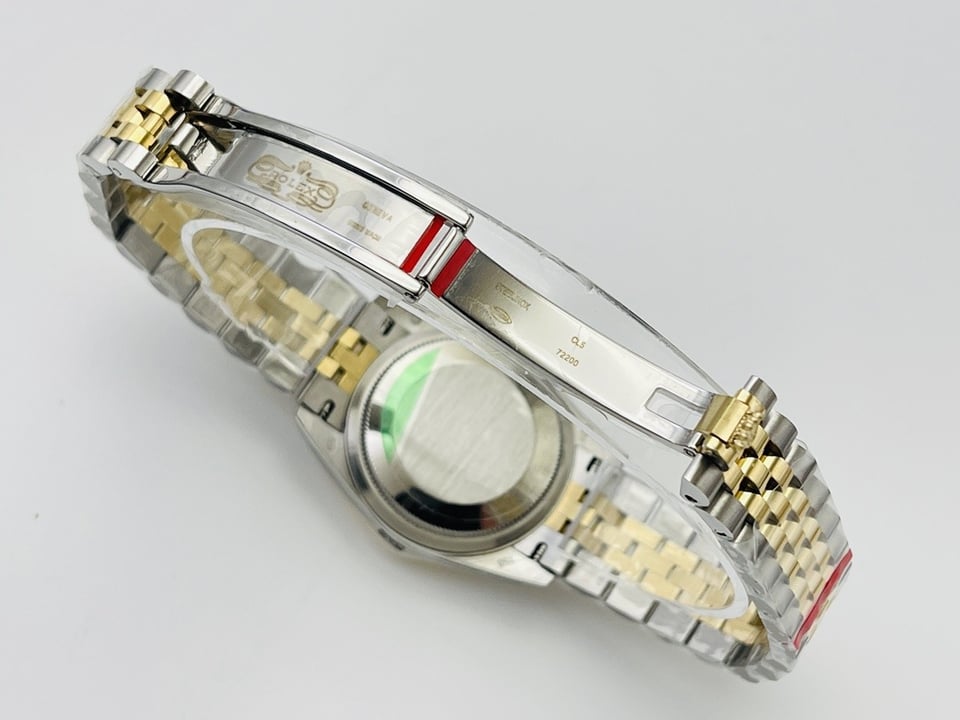 Rolex Datejust 36mm Gold Palm Motif Dial 126233 view 9