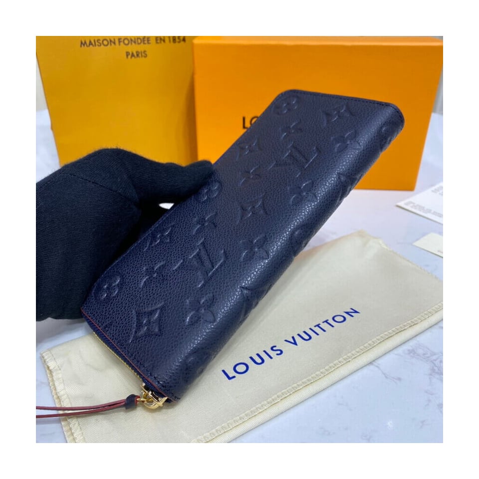 Louis Vuitton Monogram Empreinte Leather Clemence Wallet M69415 view 5