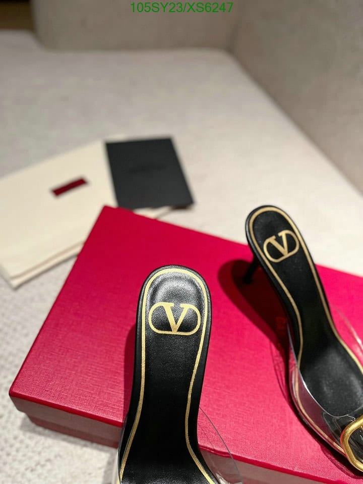 Valentino Vlogo 80 Vinyl Leather Mule In Black view 7
