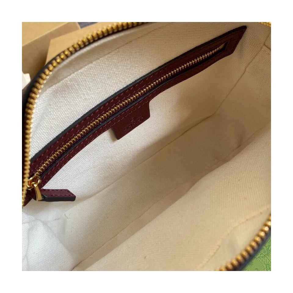 Gucci Horsebit 1955 Small Bag in Burgundy view 13