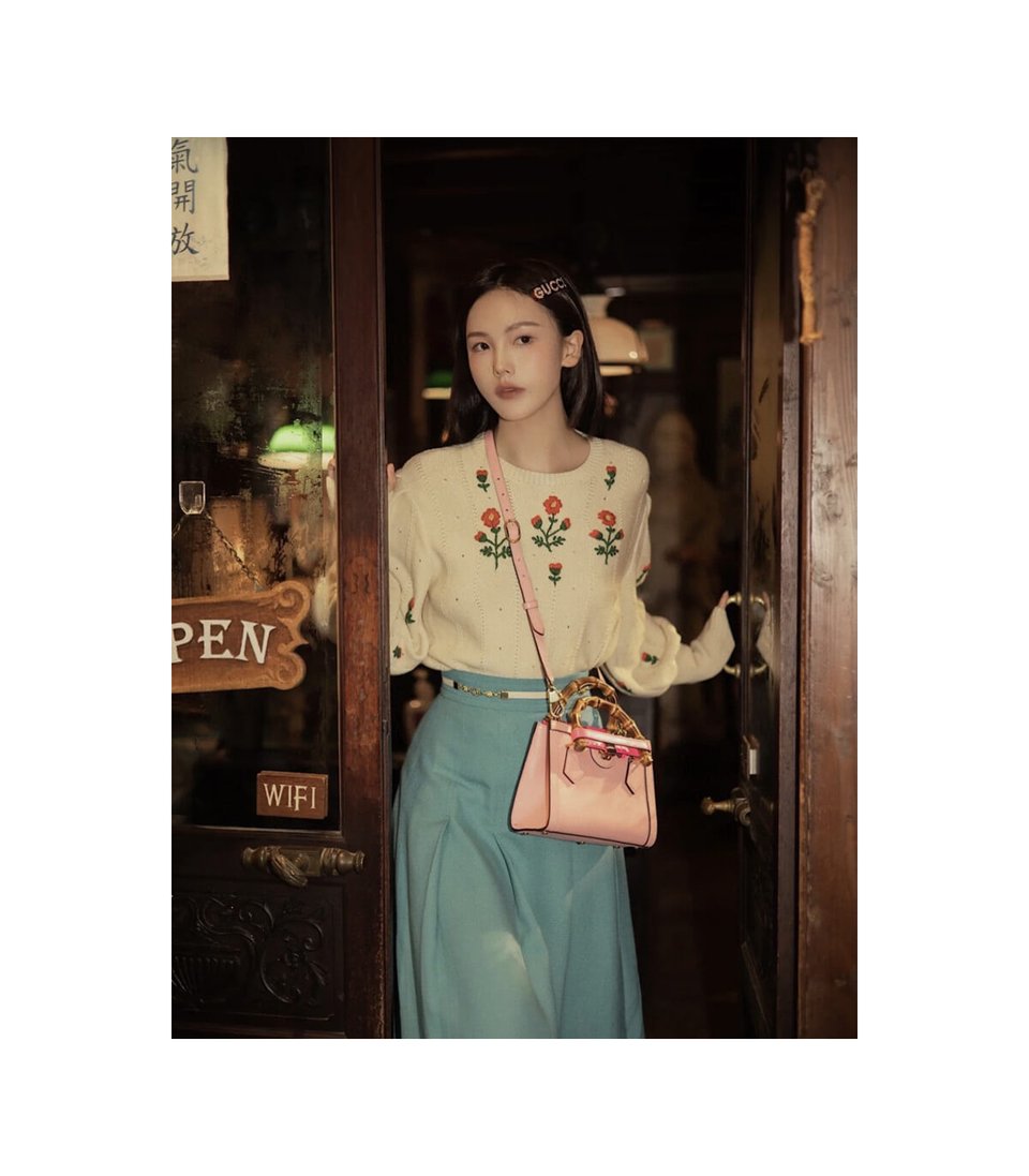 Gucci Diana Mini Tote Bag Pink view 8