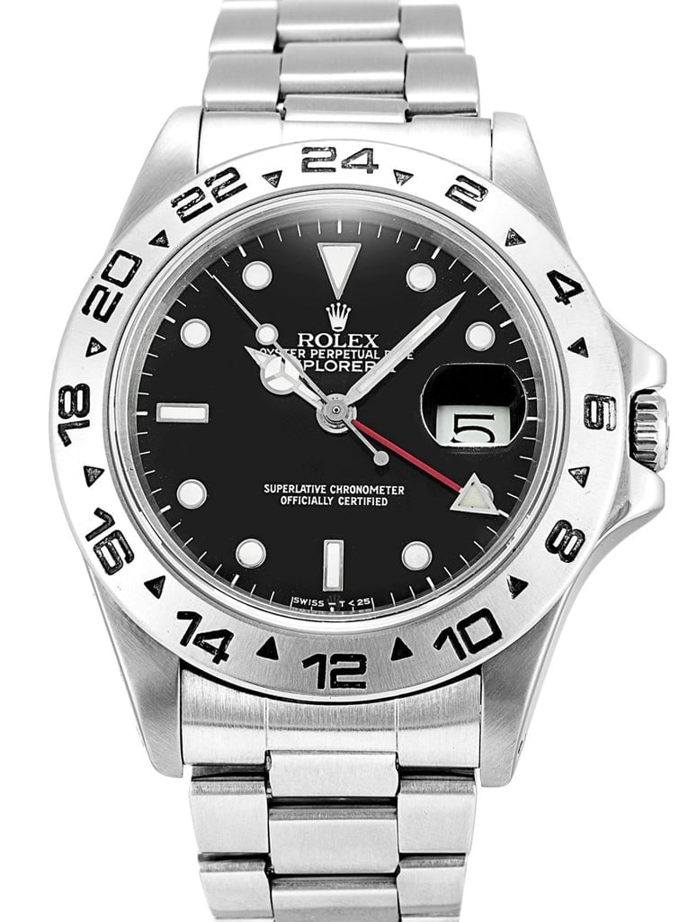 Rolex Explorer 40mm Black Dial 16550 view 2
