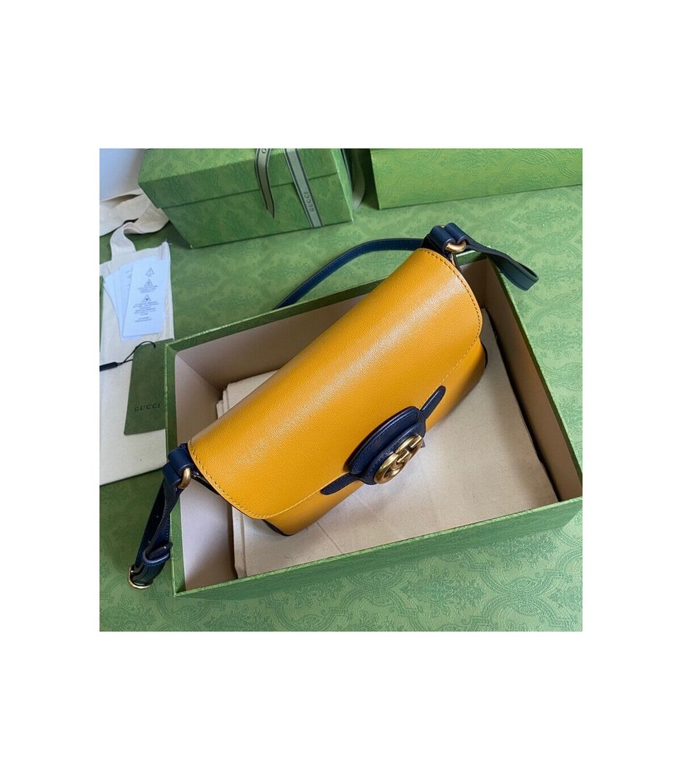 Gucci Small Messenger Bag with Double G 648934 view 7