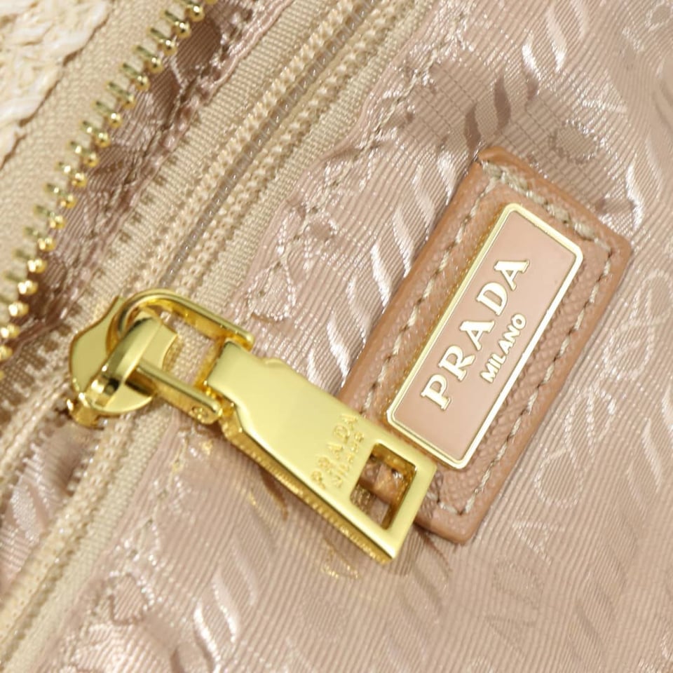 Prada Re Edition Crochet Bag Natural 22Cm view 4