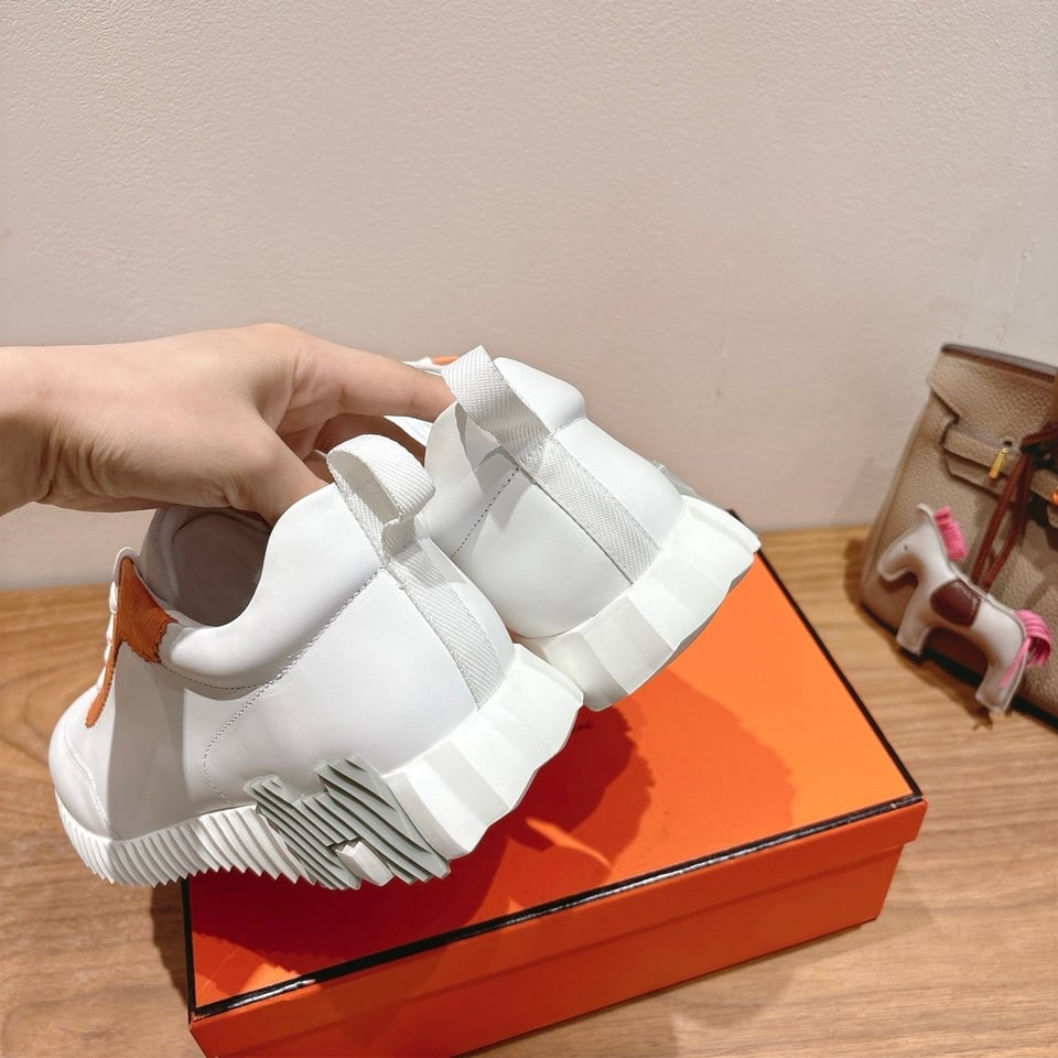 Hermès Day Sneaker White- Shoes for Men view 5