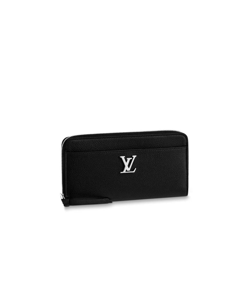 Louis Vuitton Lockme Zippy Wallet Black view 2
