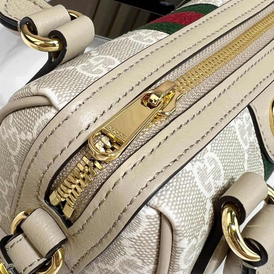 Gucci Ophidia Mini Boston Bag GG Supreme 16.5cm/6.5in view 12