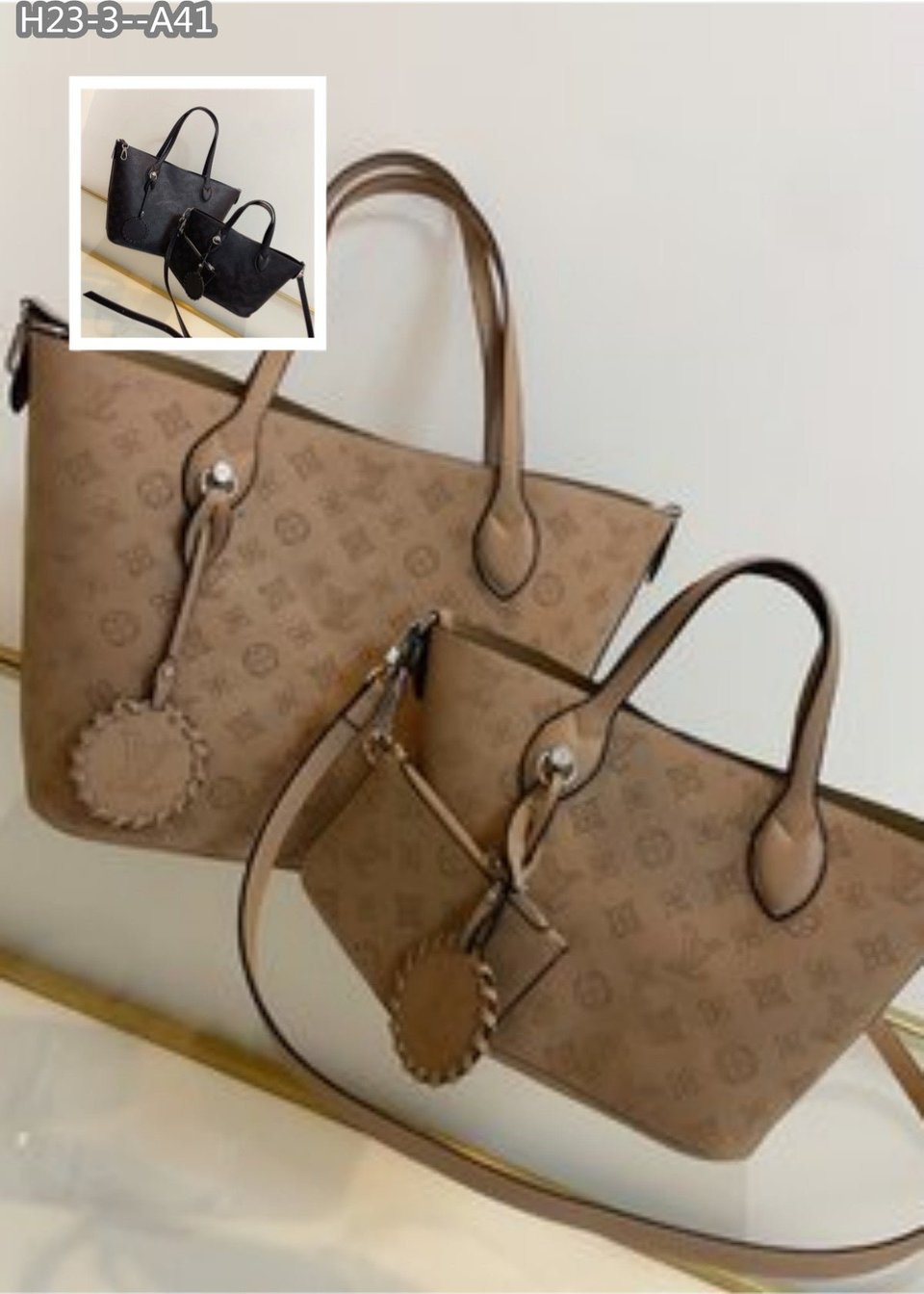 Louis Vuitton Blossom Pm Bag Br0Wn 21Cm M21849 view 4