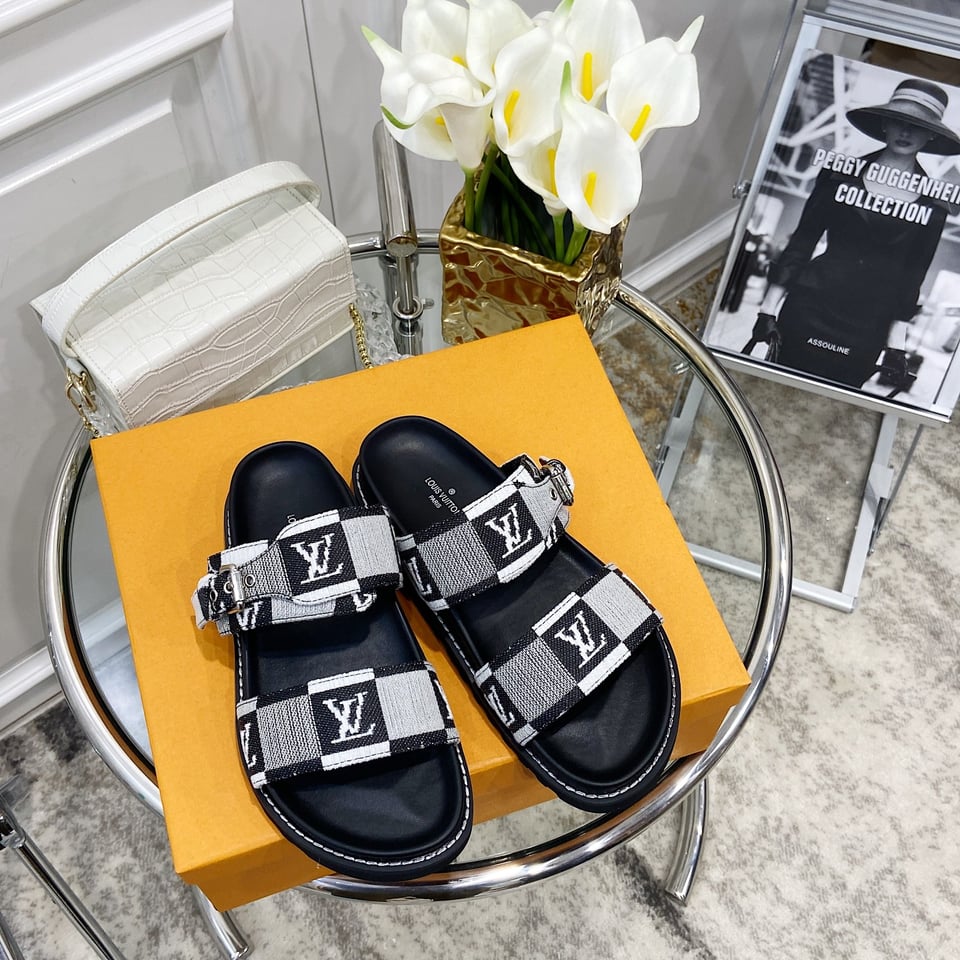 Louis Vuitton Bom Dia Flat Comfort Mule Black view 6