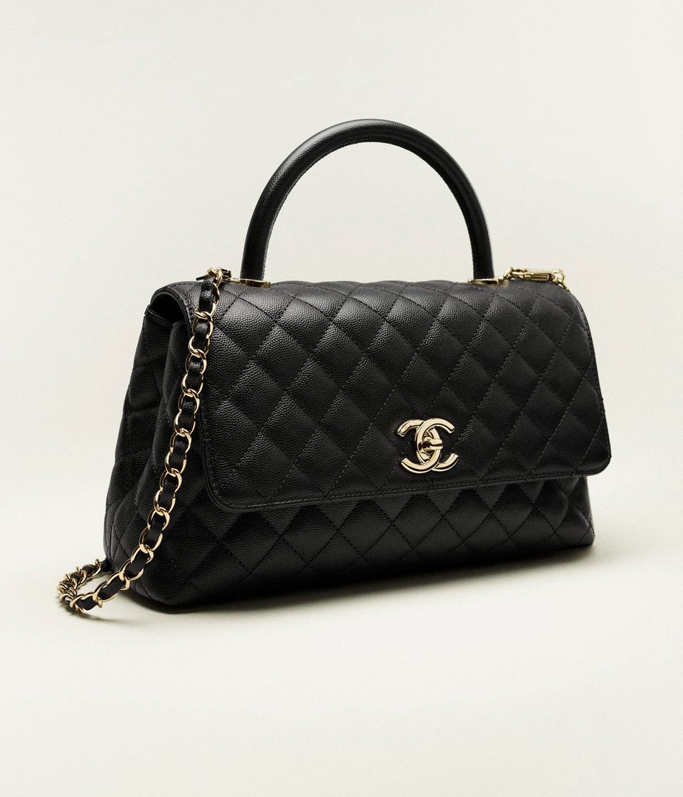 Chanel Coco Large Flap Bag With Top Handle 29cm view 5