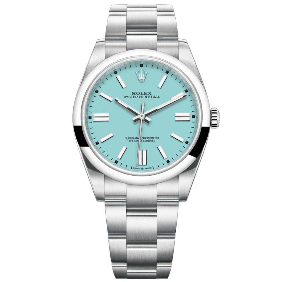 Rolex Oyster Perpetual 41mm Blue Dial 124300