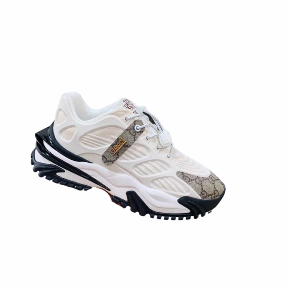 Gucci Gg Men?S Sneaker Rubber Leather White view 2