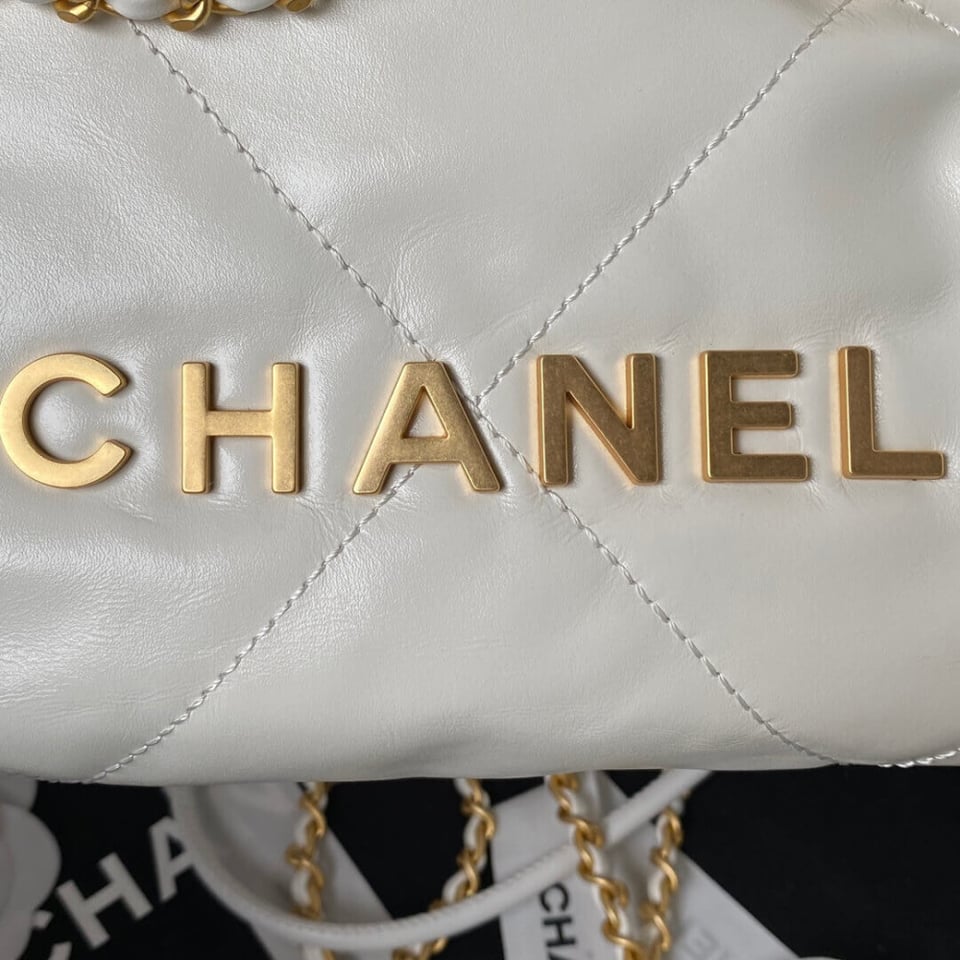Chanel 22 Mini Bag in Shiny Calfskin view 8
