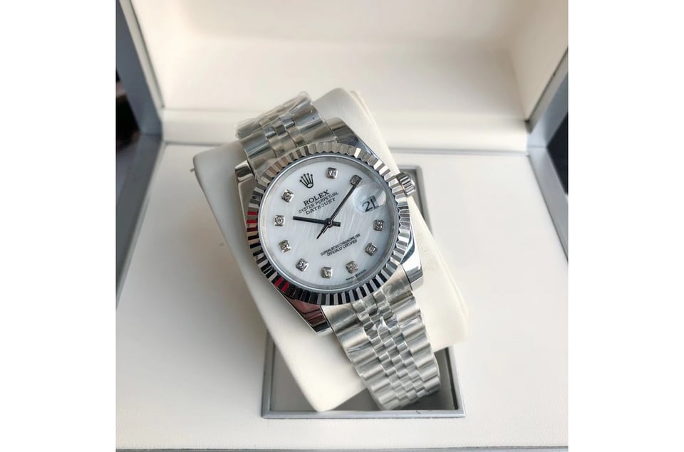 Rolex Datejust 36/28mm SS/SS Jub White/Dial view 4
