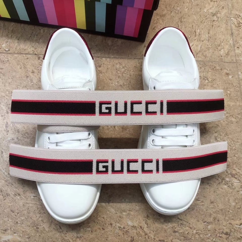 Gucci Wmns Ace Stripe Ivory 525269 0Fiv0 9086 view 6