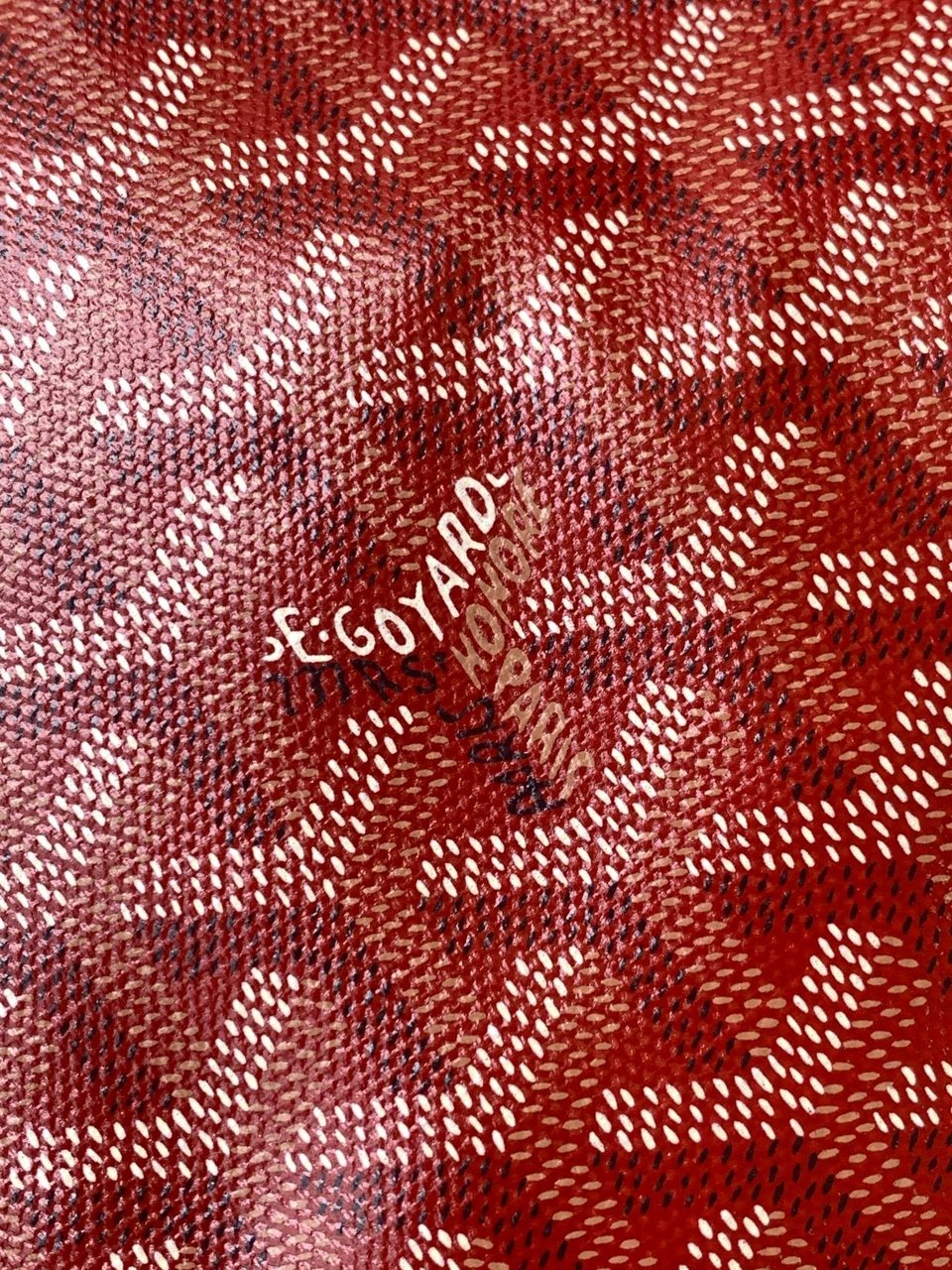 Goyard Yona Bag Coated MM 21Cm Red Canvas view 8