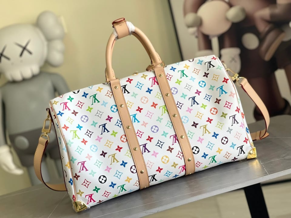 Louis Vuitton LV x TM Keepall Bandoulière 45cm/17.7in Multicolored M13742 view 4