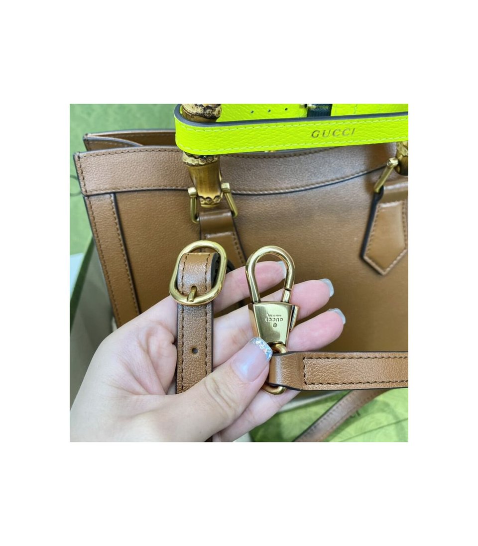 Gucci Diana Small Tote Bag Brown view 19