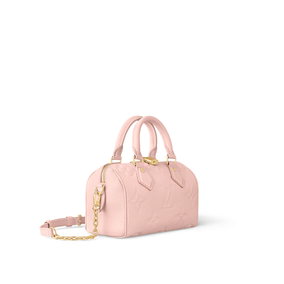 Louis Vuitton Speedy Bandoulière 20 Monogram Empreinte Opal Pink 20.5cm M47136 view 9