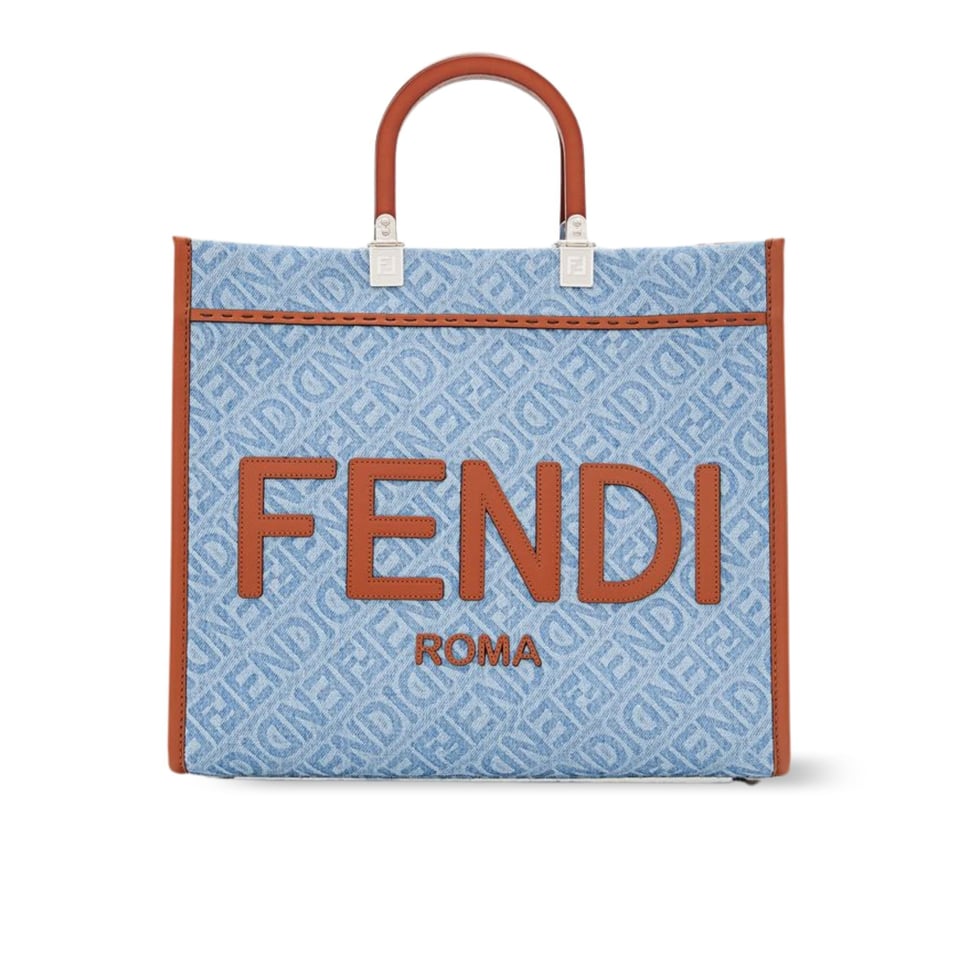 Fendi Sunshine Medium Denim Light Blue 35Cm view 2