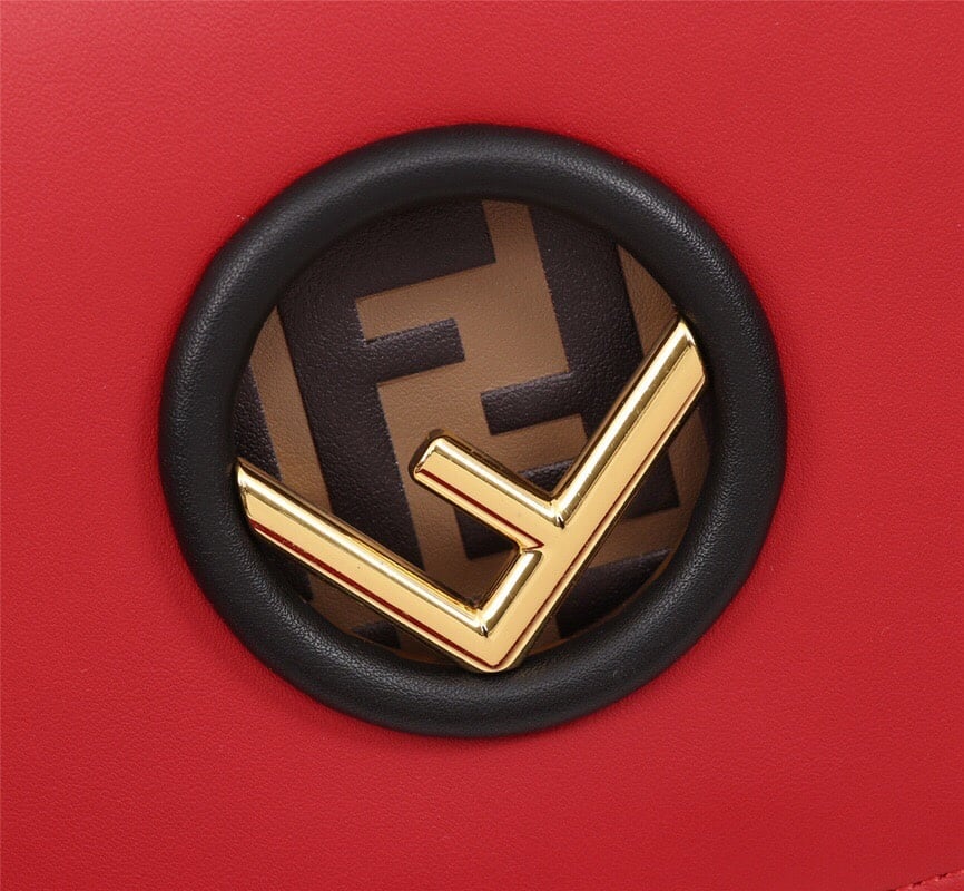 Fendi Kan I F Logo Red Bag 25Cm view 8