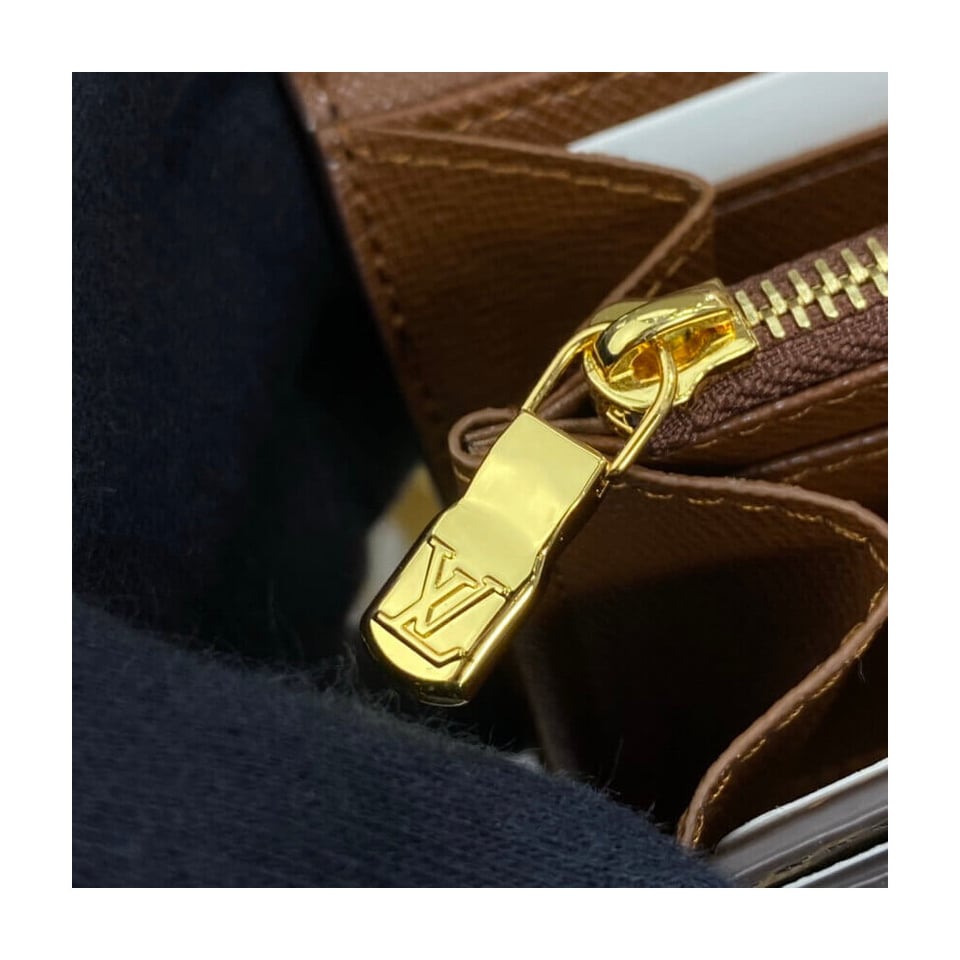 Louis Vuitton Monogram Cavas Sarah Wallet Brown 19cm view 11