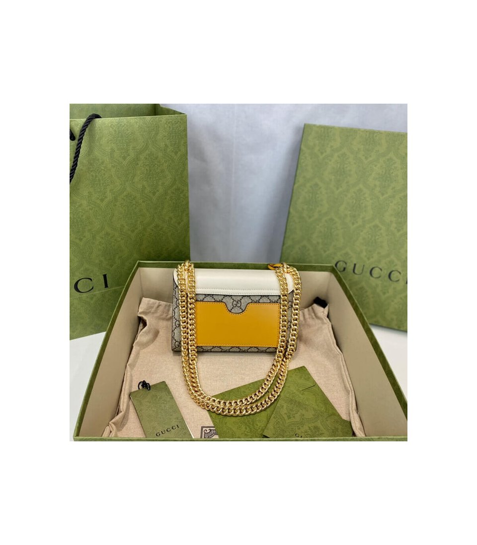 Gucci Padlock Small GG Shoulder Bag White view 10